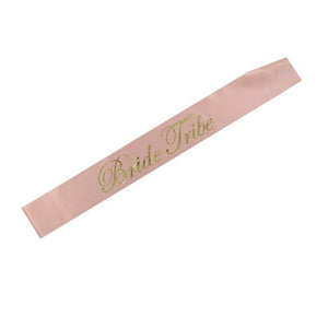 Bride To Be Party Sash - Team Bride Tribe Sash