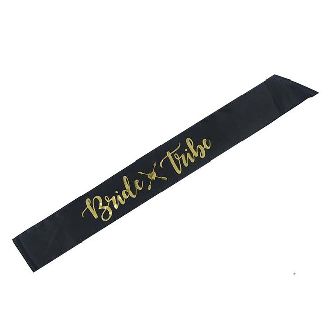 Bride To Be Party Sash - Team Bride Tribe Sash