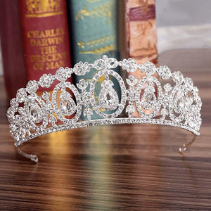 Crystal Wedding Tiara - Five Colors