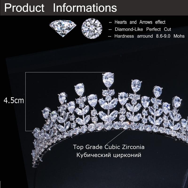 CZ Cubic Zirconia Bridal Tiara