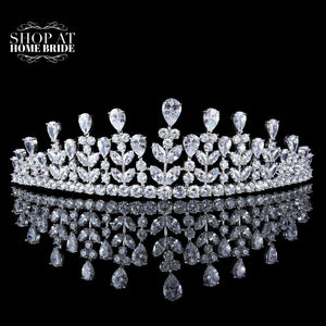 CZ Cubic Zirconia Bridal Tiara