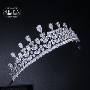 CZ Cubic Zirconia Bridal Tiara