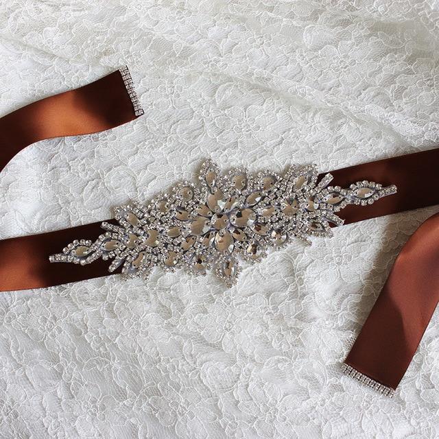 Luxurious Crystal Wedding Belt