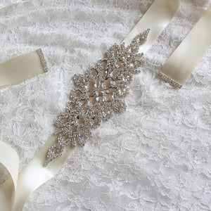 Luxurious Crystal Wedding Belt