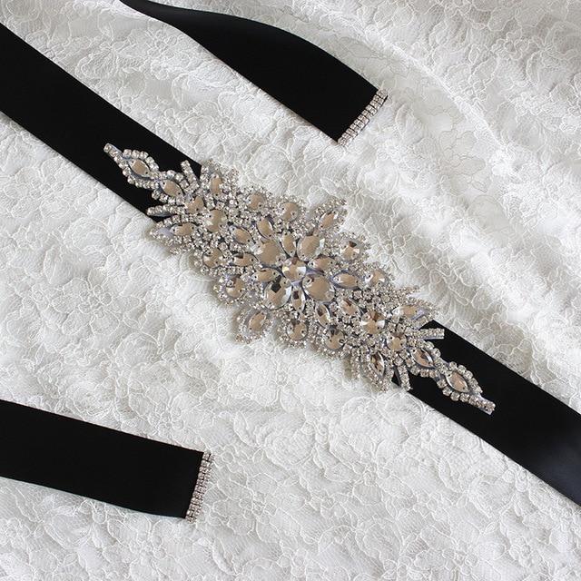 Luxurious Crystal Wedding Belt