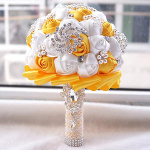 Brooch Bouquet Pearls and Roses