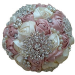 Brooch Bouquet Pearls and Roses