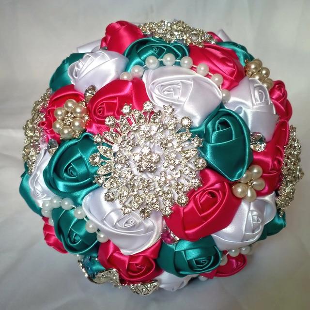 Brooch Bouquet Pearls and Roses