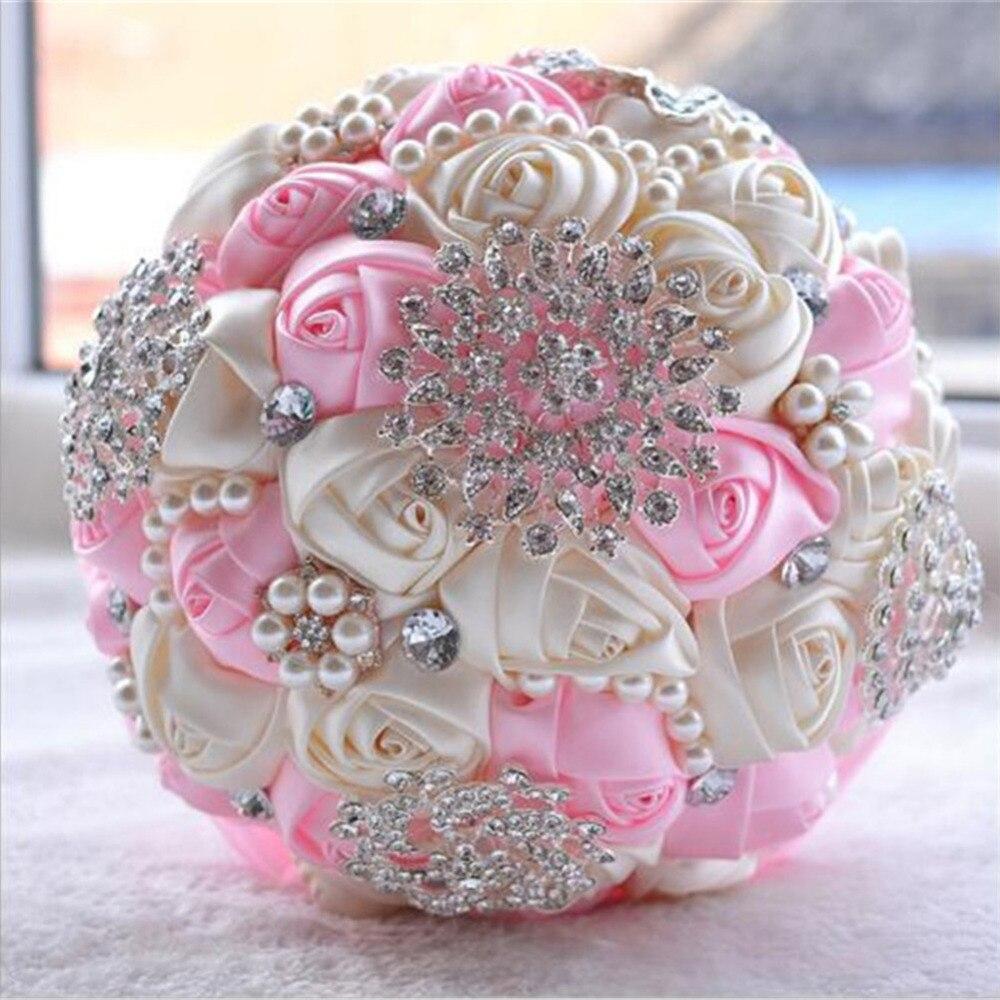 Brooch Bouquet Pearls and Roses