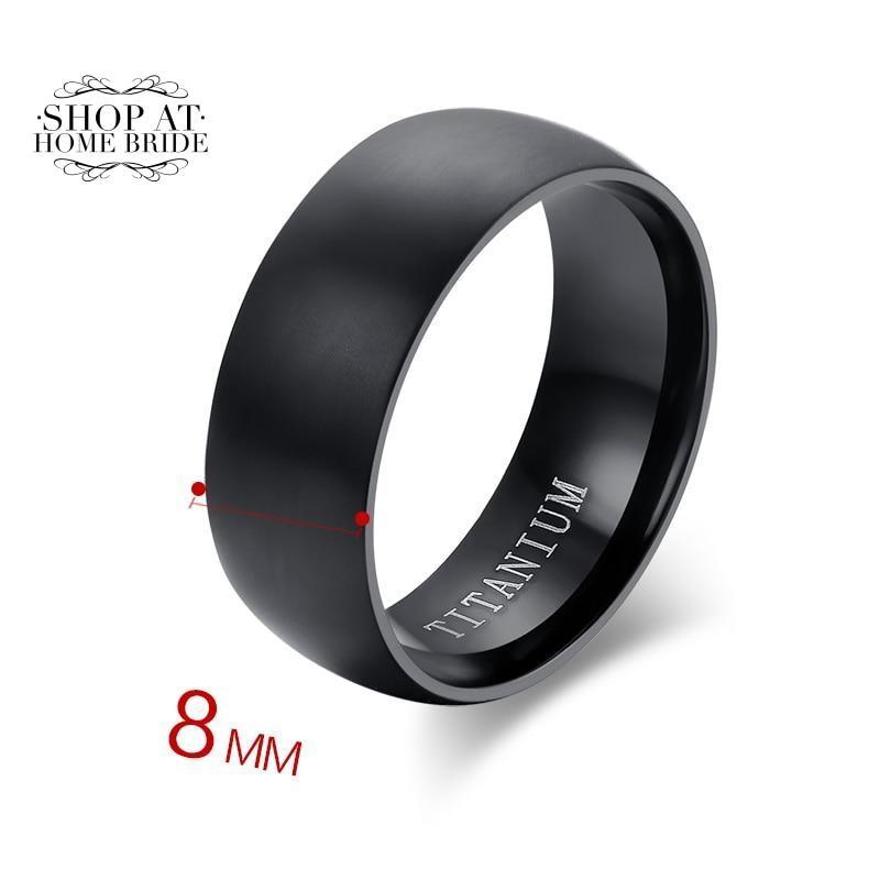 100% Titanium Mens Engagement Wedding Ring