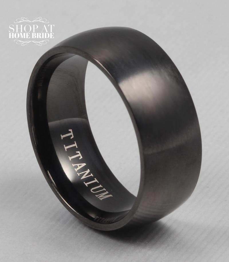 100% Titanium Mens Engagement Wedding Ring