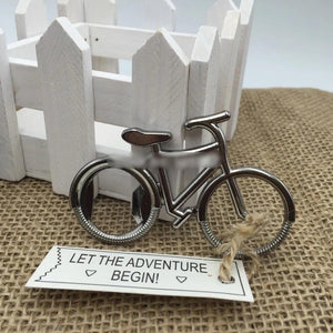 20 Wedding Favor Bicycle Bottle Opener