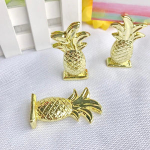 15 Gold Pineapple Place Card Holders