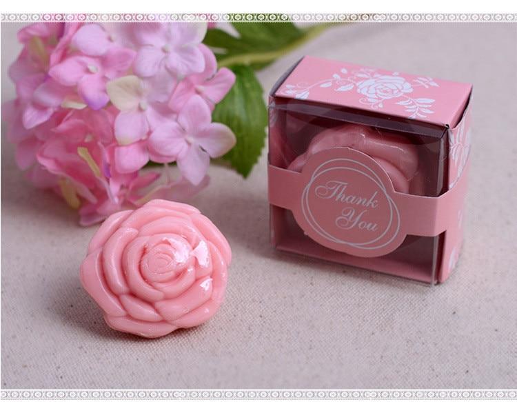 20 Rose Soap Gift Box Wedding Favor