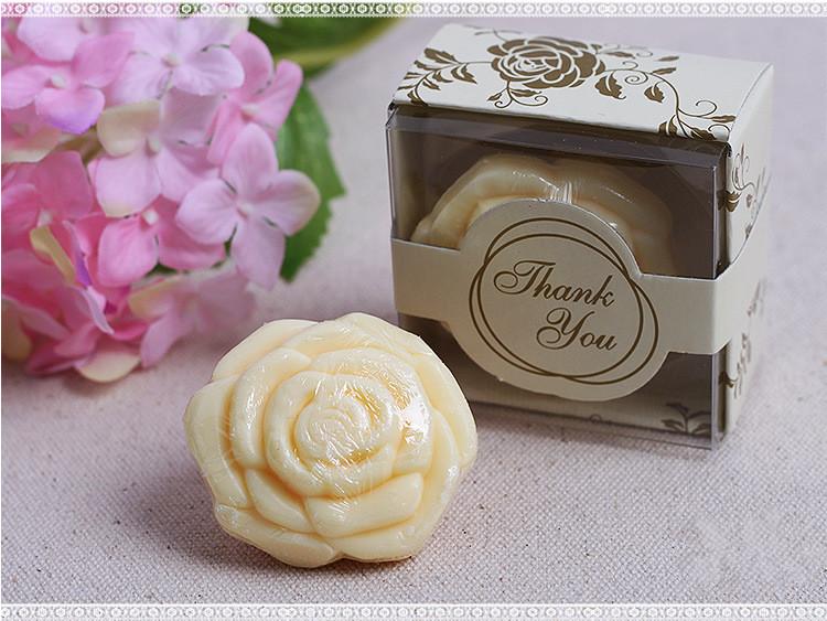 20 Rose Soap Gift Box Wedding Favor