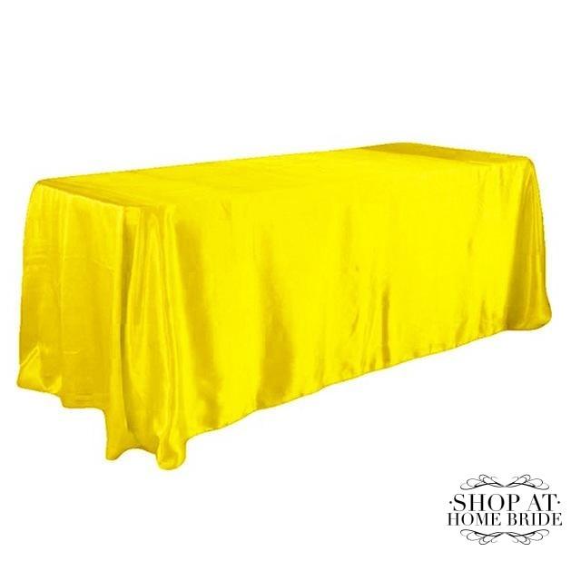 Rectangular Table Linens - 21 Colors - 2 Sizes