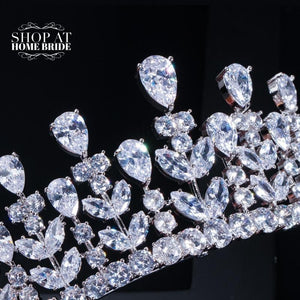 CZ Cubic Zirconia Bridal Tiara