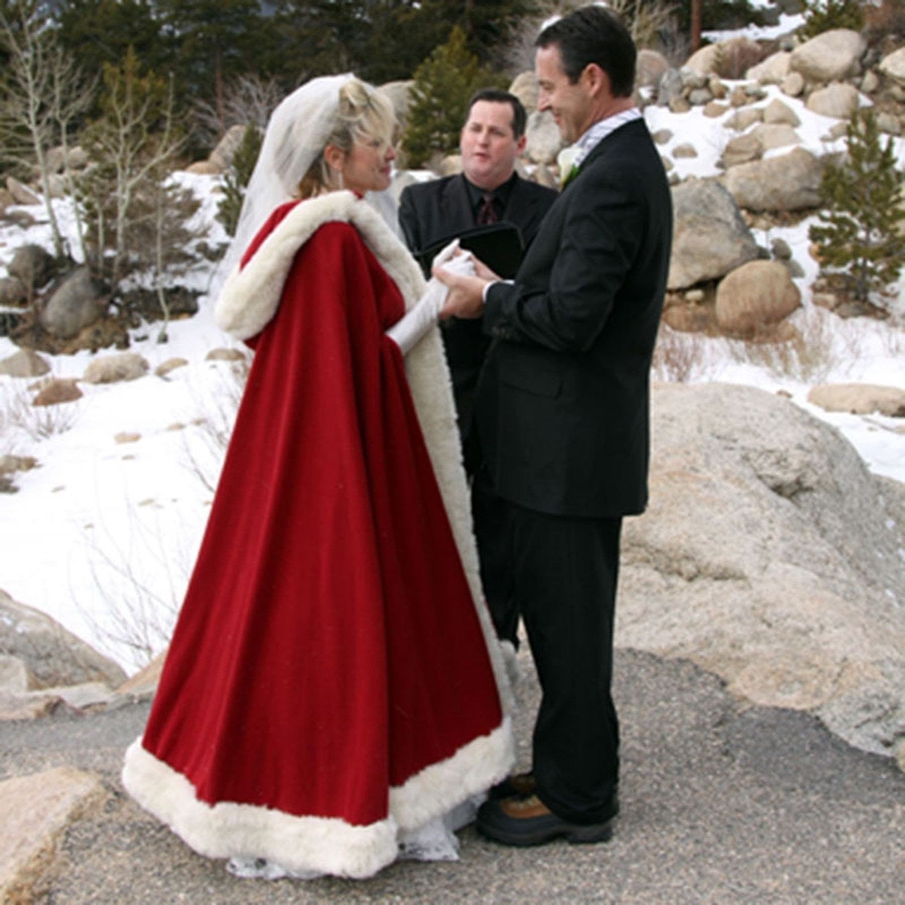 winter wedding dress cloak Amazon.com: homebed White Women's Wedding Cloak Coat with Hoods Winter Long Jacket Bridal Wraps Warm Faux Fur Cape, Small : Clothing, Shoes & Jewelry